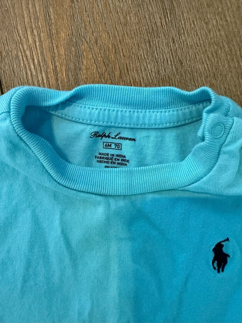 Ralph Lauren Boys 3-Piece Shirt Bundle Polo Bear Camo Blue